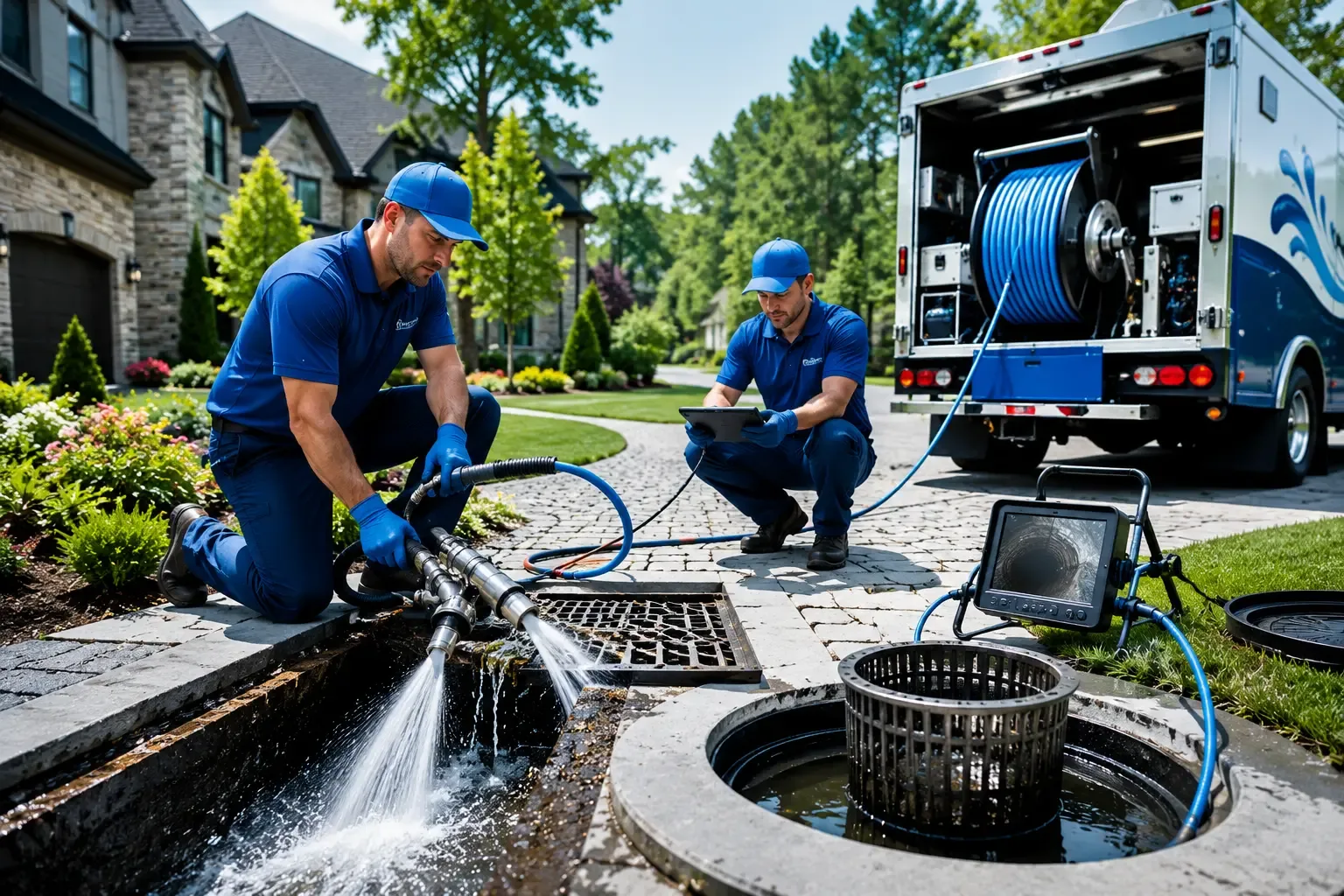 Local outdoor drain cleaning professionals in Louisville, IL