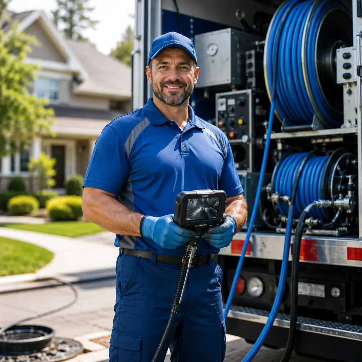 Local outdoor drain cleaning specialists in Louisville, IL